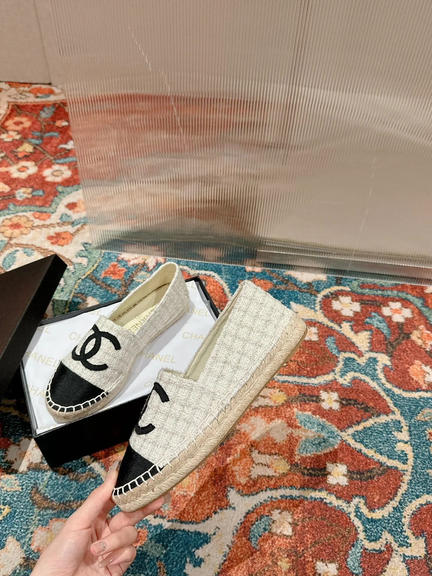 👟👟Ex-factory price 400👟👟 CHANEL 2024 early spring new fisherman shoes, top version 👏👏The inner pads are all made of original imported sheepskin! Code number: 35 - 40 (34.41.42 customized, non-returnable) standard code with full set of packaging